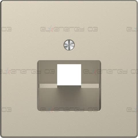 Преден панел за единична RJ45 розетка, сахара, System Design