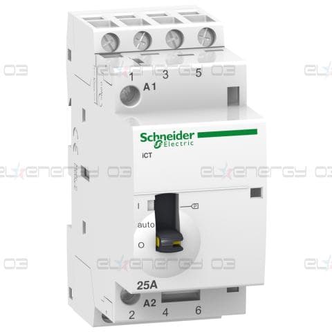 Контактор iCT 25A 4NO 220...240V 50Hz MO