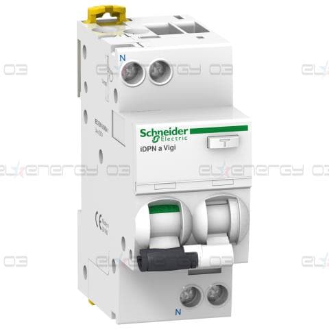 Kомбинирана дефектнотокова защита (RCBO), Acti9 iDPNa Vigi, 1P+N, 32A, C крива, 4500A, AC тип, 30mA