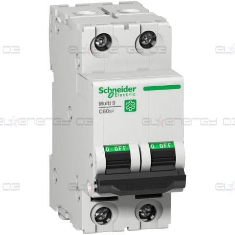 Миниатюрен авт. прекъсвач Multi 9 - C60SP - MCB - 2P - 63 A - C крива - 480Y/277 V - 5 kA - UL 1077