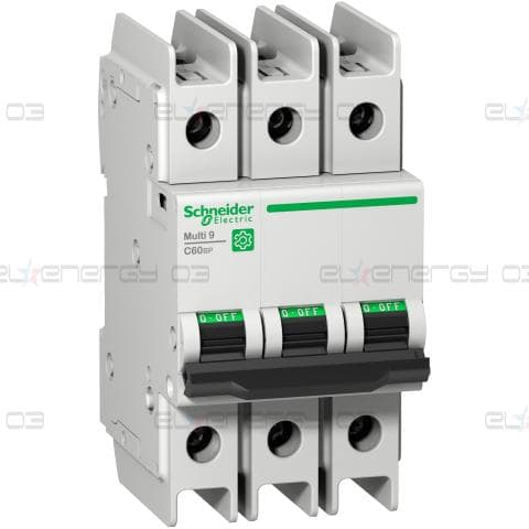 Миниатюрен авт. прекъсвач (MCB), Multi9 C60BP, 3P, 6A, D крива, 10kA (UL489), 10kA (IEC/EN 60947-2)