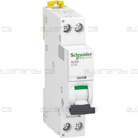 Автоматичен прекъсвач iC40 1PN C 20A 4500A/6kA