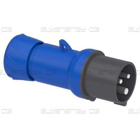 Инд. щепсел 16A 2P-E 200-250V IP44 50-6