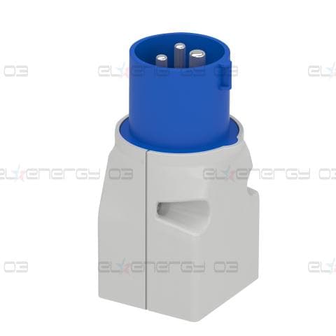 Системен адаптер, Mureva PK, 1 контакт, 16A, 2P+E, 220V, IP20