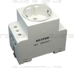 Контакт  Шуко за DIN SHC 16A 2.5TE