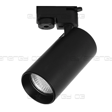 ТЯЛО ЗА РЕЛСОВ МОНТАЖ, ДВУПРОВОДНО, GU10, 220-240V AC, IP20, ЧЕРНО
