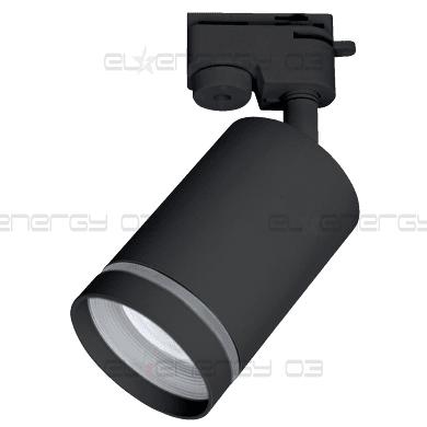 ТЯЛО ЗА РЕЛСОВ МОНТАЖ, ДВУПРОВОДНО, GU10, 220-240V AC, IP20, ЧЕРНО