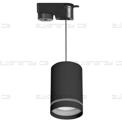 ТЯЛО ЗА РЕЛСОВ МОНТАЖ, ВИСЯЩО, ДВУПРОВОДНО, GU10, 220-240V AC, IP20, ЧЕРНО20.00