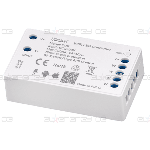 SMART 2.4G RF WIFI ДИМЕР ЗА ЕДНОЦВЕТНА LED ЛЕНТА 4X4A, 192W (12V), 12-24V DC