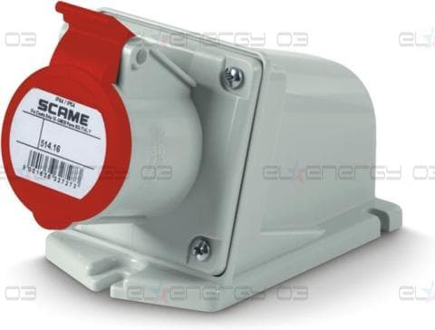 Промишлен контакт 3P+N+Е 16A IP44 серия XENIA Scame