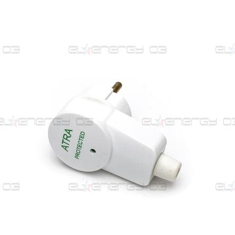 Щепсел със защита, 16A, 250V, Бял