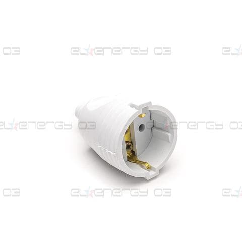 Куплунг, Гумиран, 16А, 230V, Бял