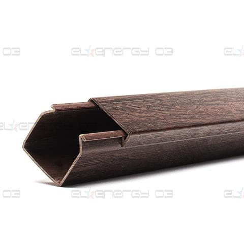 Кабелен канал 25×25, Тъмен фурнир, 2м