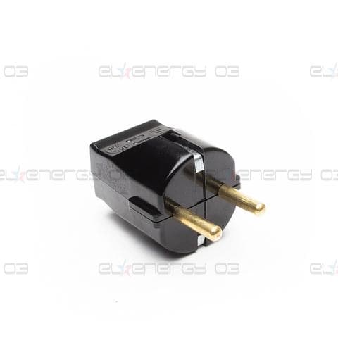 Щепсел Шуко 01, 16 А, 230V, Черен