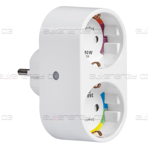 WI-FI SMART КОНТАКТ, ДВОЕН, 16А, 3500W, 220-240V AC