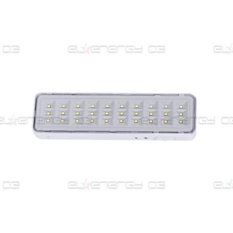 LED Осветително тяло с вградена батерия 2W, 6500K, 220V-240V AC, Студена светлина, 120°, SMD 2835