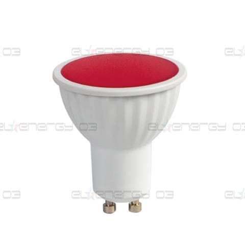 LED луничка / 5W / Gu10 / 220V-240V AC / SMD 2835 / Червена