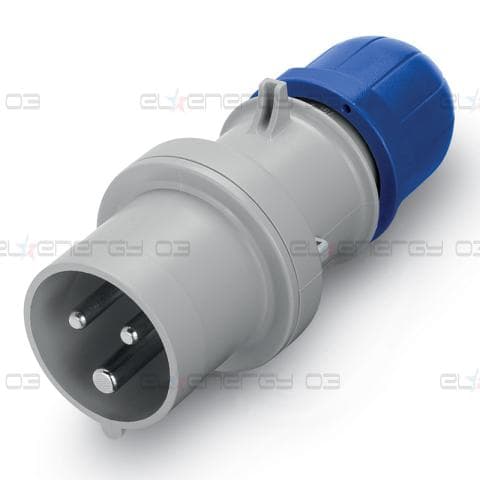 Промишлен щепсел 2P+Е 16A IP54 серия Optima Scame