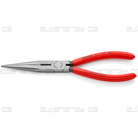 Клещи резачки с дълъг остър връх, червена ръкохватка 200мм, Knipex