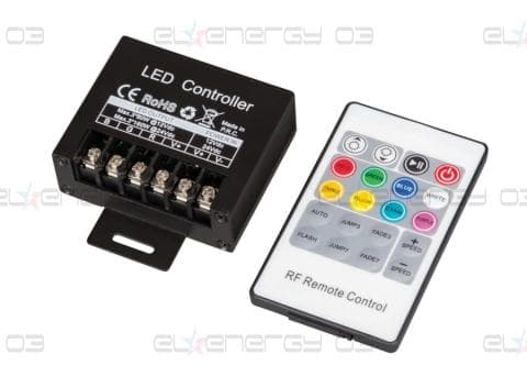 RF контролер за RGB LED осветление 240W(12V)12-24V DC, 20А