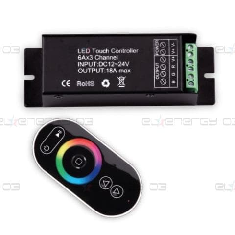 RF Touch контролер за RGB LED осветление 216W, 12-24V DC, 18A