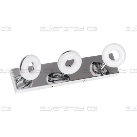 LED осв. тяло за баня 3x5W, 2700K, Хром, Топла светлина, Влагозащитено IP44