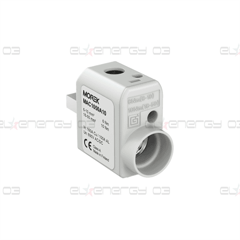 Изолиран конектор към устройство, SR50L, 1xAl/Cu 6-50mm², ляв, 690V, MOREK