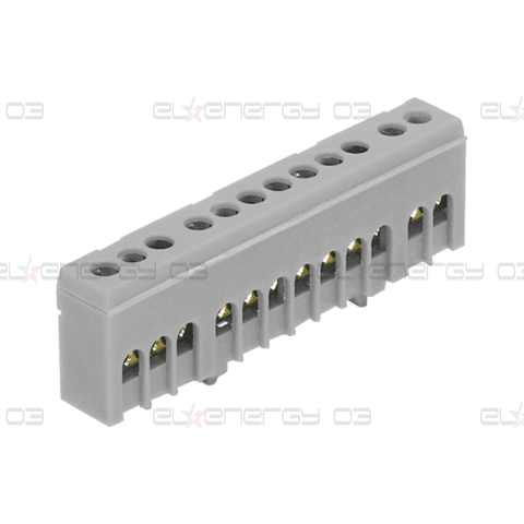 Клема изолирана СИВА A12H 12x16mm² IP20 63A 690V MOREK