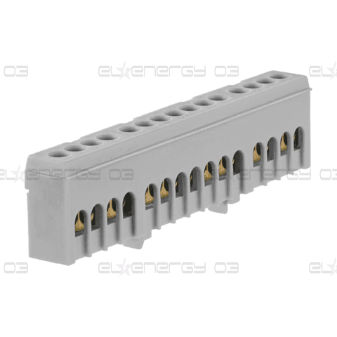 Клема изолирана СИВА A15H 15x16mm² IP20 63A 690V MOREK