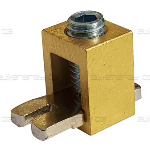 Входящ конектор 2X35mm² HEX за месингова шина h21mm 63A 690V MOREK