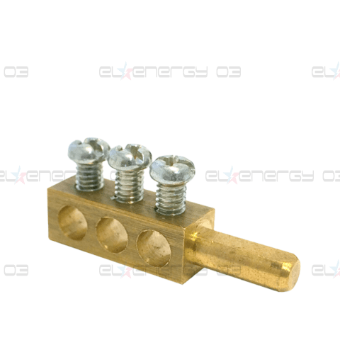 Конектор MPIN3 3X16mm² за месингова шина h16mm 80A 690V MOREK