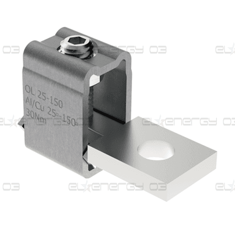 Неизолиран конектор към устройство OL150 Al/Cu 1×25-150mm² h38mm 285A 690V MOREK