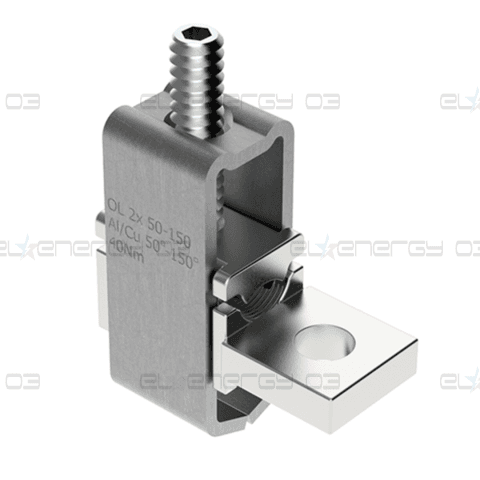 Неизолиран конектор към устройство OL150-2 Al/Cu 2×50-150mm² h64mm 579A 690V MOREK