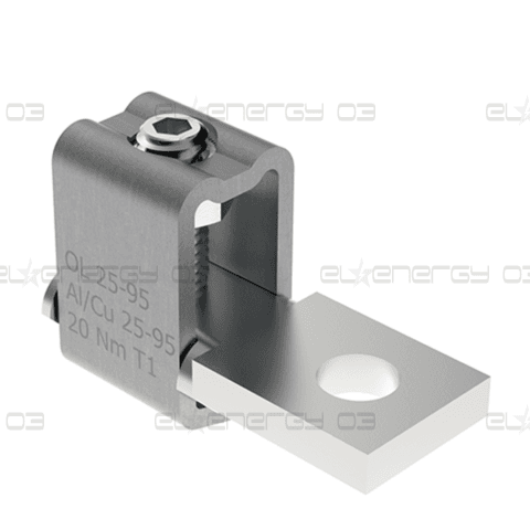 Неизолиран конектор към устройство OL95 Al/Cu 1×25-95mm² h33mm 320A 690V MOREK