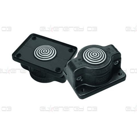 Панел разглобяем с кабелен вход SCG1x3-35 IP55 черен RAL 9005 самогасящ UL94 V0 MOREK