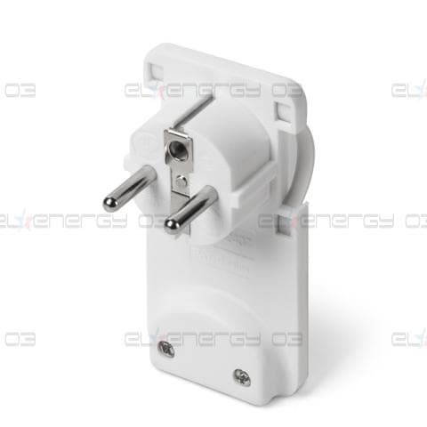 Щепсел плосък бял 16A 2P+T IP20 серия UNEL Scame