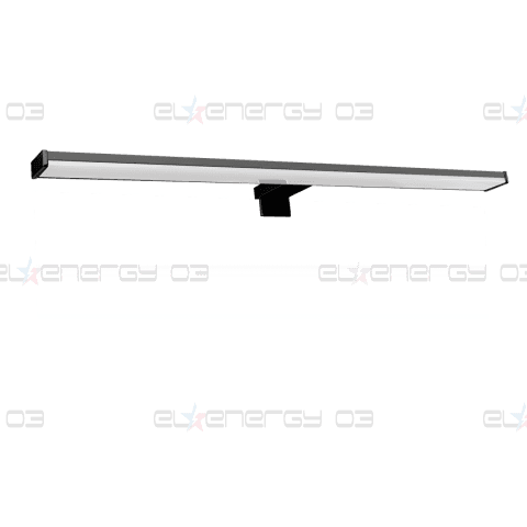 LED ОСВЕТИТЕЛНО ТЯЛО ЗА БАНЯ – ЗА ОГЛЕДАЛО, СТЕНА И ШКАФ, 12W, 4000К, ЧЕРНО, IP44