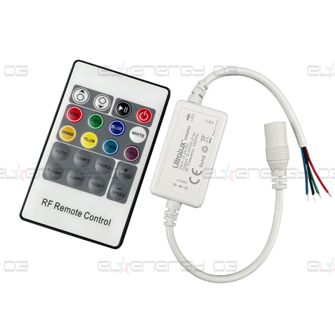 RF МИНИ КОНТРОЛЕР ЗА RGB LED ОСВЕТЛЕНИЕ, 6A, 12-24V DC