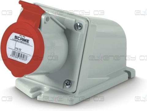 Промишлен контакт 3P+Е 32A IP44 серия XENIA Scame