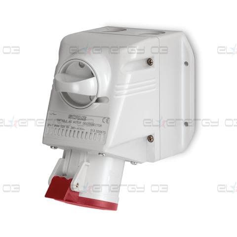 Промишлен контакт с ключ 0/I 3P+Е 16A IP44 серия Optima модел Combi Scame
