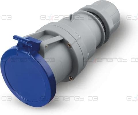 Промишлен подвижен контакт 2P+Е 63A IP54 серия Optima Scame