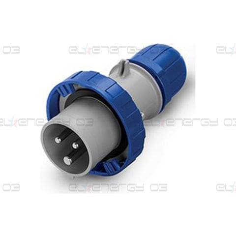 Промишлен щепсел 2P+Е 32A IP66/67/69 серия Optima Scame