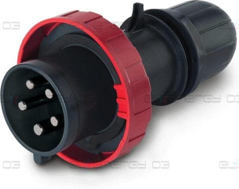 Промишлен щепсел 3P+N+Е 16A IP66/67/69 серия Optima Heavy Duty Scame