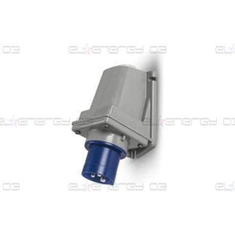 Промишлен щепсел 2P+Е 32A 200-250V IP44/54, 6h серия Optima за открит монтаж Scame