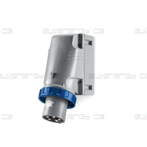 Промишлен щепсел 2P+Е 63A 200-250V IP67/69, 6h серия Optima Top за открит монтаж Scame