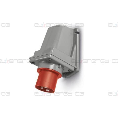 Промишлен щепсел 3P+Е 16A 380-415V IP44/54, 6h серия Optima за открит монтаж Scame