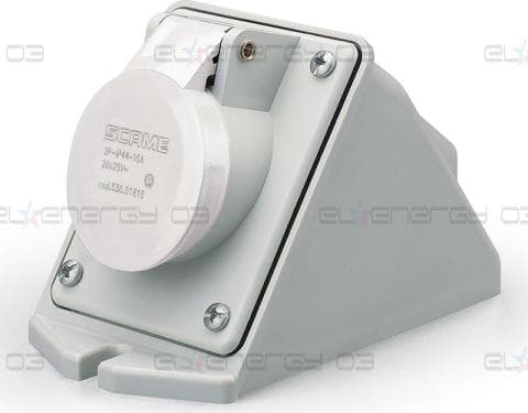 Промишлен контакт за открит монтаж 3P 16A 40-50V IP44 серия IEC309 Scame