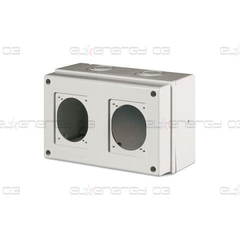 Табло за индустриални контакти IP66, UV, PG и М вход, серия Domino (2х16A или 32A) Scame