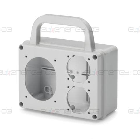 Табло за индустриални контакти IP54, UV, преносимо, серия ADAPTO (1х16A и2хШуко) Scame