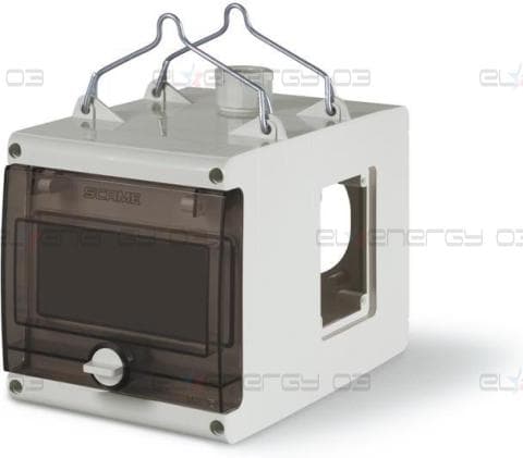 Табло за индустриални контакти IP54, UV, преносимо, серия ADAPTO (1х32A и2хШуко) Scame